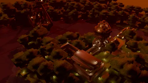 Facul's Nation tijdens de Eclipse (Blender)